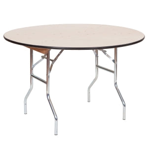 PRE 48 in. Round Wood Table