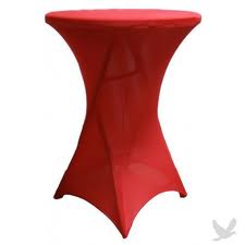 SPANDEX TABLE COVER, COCKTAIL