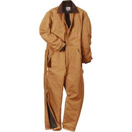Insulated Coveralls, Short Fit, Brown Duck, Men's XXL