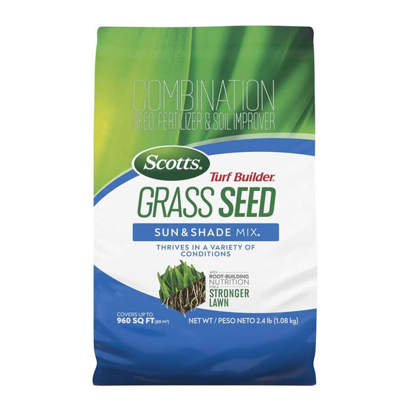 Scotts® Turf Builder® Grass Seed Sun & Shade Mix® 2.4 lbs (2.4 lbs)