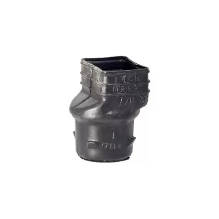 Advanced Drainage Systems Basement 2 In. X 3 In. X 3 In. Polyethylene Corrugated To Downspout Adapter (2 X 3 X 3)