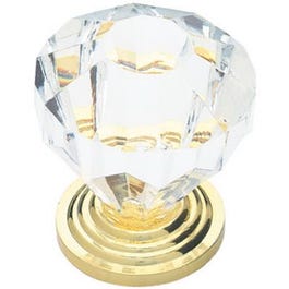 1.25-In. Clear Acrylic Cabinet Knob