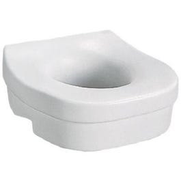 Bath Safety Elevated Toilet Seat, White