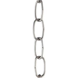 Fixture Chain, Brushed Nickel, 3-Ft.
