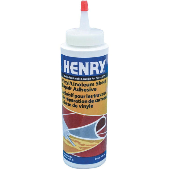Henry Linoleum/Vinyl Floor Adhesive/Repair, 6 Oz.