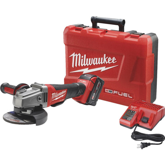 Milwaukee M18 FUEL 18-Volt Lithium-Ion Brushless 4-1/2 In. - 5 In. Angle Grinder Kit