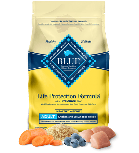 Blue Buffalo Life Protection Healthy Weight Natural Chicken & Brown Rice Recipe Adult Dry Dog Food (15-lb)