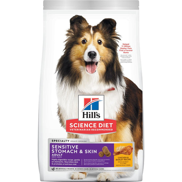 Hill's Science Diet Adult Sensitive Stomach & Skin Dog Food (30-lb)