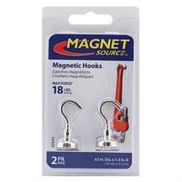 Magnetic Hook, #18, 2-Pk.