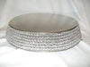 CRYSTAL CAKE STAND, ROUND, 21