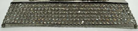 CRYSTAL CAKE STAND, SQUARE, 21