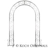 WEDDING ARCH, SILVER