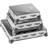 14 or 18 SILVER CAKE STAND, SQUARE