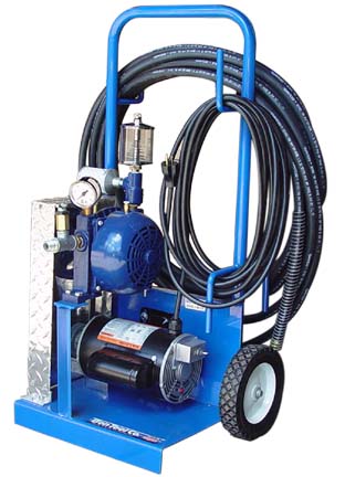 PATTERN HOPPER TEXTURE SPRAYER W/ COMPRESSOR