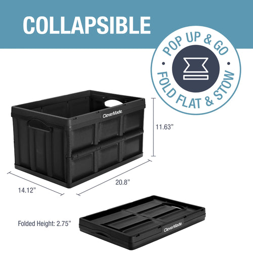 CleverMade Collapsible Storage Bin (46 Liter)