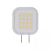 GE Specialty T4 LED Light Bulb Puck Light Replacement 50 Watt Replacement G8 Flat Pin Base