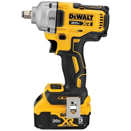 Dewalt 20V MAX* XR® 1/2 in. Mid-Range Impact Wrench Kit with Hog Ring Anvil (1/2)