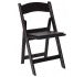 CHAIR, BLACK PADDED