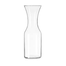 GLASS, WINE CARAFE