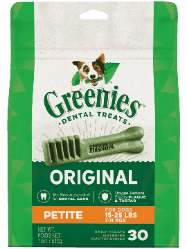 Greenies Petite Original Dental Dog Chews (12-oz, 20 count)