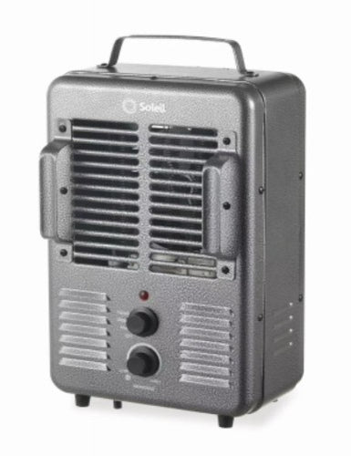 Milk House Utility Heater, Metal Grey