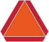 14  X 16  ORANGE AND REDSLW MVING VHCLE