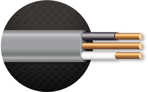 Marmon Home Improvement 12-AWG Type UF-B 100-Foot 2-Conductor Underground Feeder Cable Gray