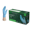 Ammex X3 Blue Nitrile PF Ind Medium Gloves