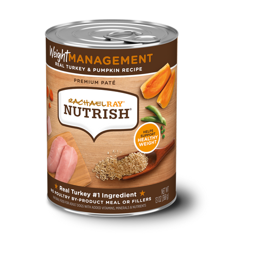 Rachael Ray® Nutrish® Premium Paté Weight Management Real Turkey & Pumpkin Recipe Wet Dog Food