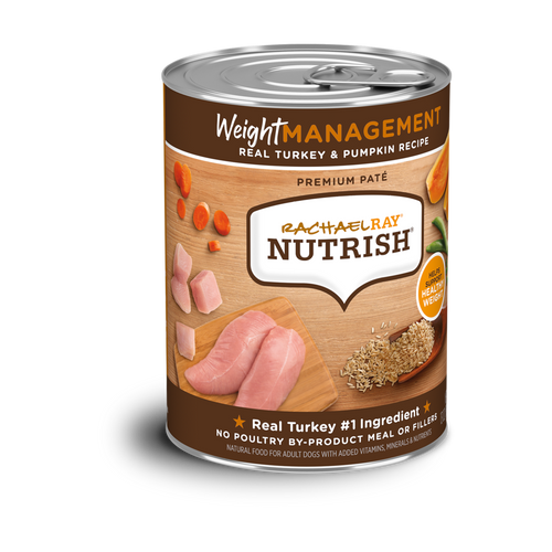 Rachael Ray® Nutrish® Premium Paté Weight Management Real Turkey & Pumpkin Recipe Wet Dog Food