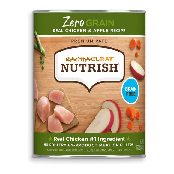 Rachael Ray® Nutrish® Premium Paté Zero Grain Real Chicken & Apple Recipe Wet Dog Food