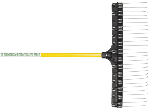 Groundskeeper II 21” Rake w/ 55” Fiberglass Handle