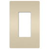 Radiant 1-Gang Plastic Wall Plate, Light Almond