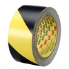 Safety Stripe Tape, Black & Yellow, 2-In. x 36-Yds.