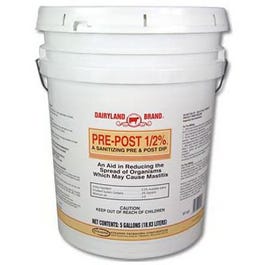 Sanitizing Cow Teat Dip, Pre-Post, 5-Gallons