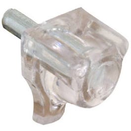 Shelf Support Peg, Clear Plastic, 3mm, 8-Pk.
