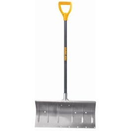 Snow Pusher Shovel, 42-In. Handle, 24-In. Blade
