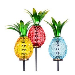 pineapple plant light Solar Garden Stake Light, Pineapple, Metal & Glass, Assorted Colors -  Edwardsville, IL - Alton, IL - Breese, IL