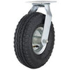 Swivel Caster, Pneumatic Wheel, 12-In.