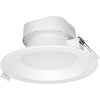 Satco 5 In./6 In. Direct Wired IC Rated White 4000K LED Recessed Light Kit