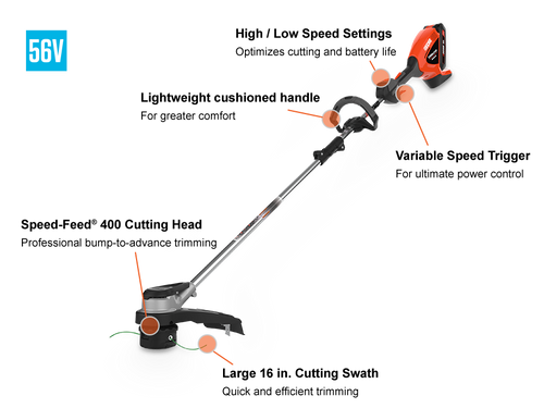 ECHO Battery System DSRM-2100 Trimmer