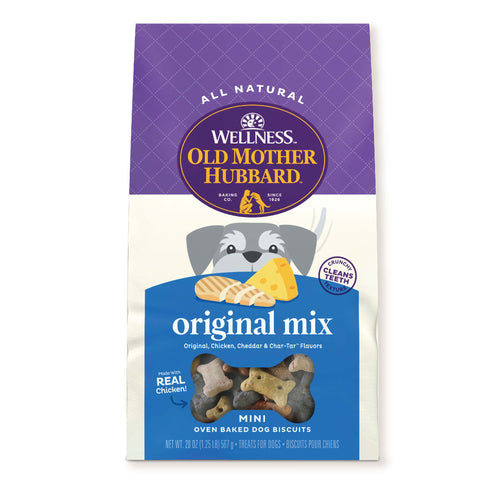 Old Mother Hubbard Crunchy Classic Natural Original Assortment Mini Biscuits Dog Treats