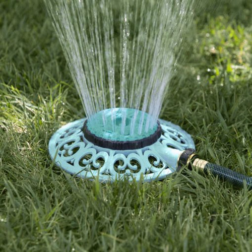Melnor Gooseberry Green Metal 8-Pattern Sprinkler