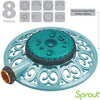 Melnor Gooseberry Green Metal 8-Pattern Sprinkler