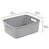 Sterilite Short Weave Basket