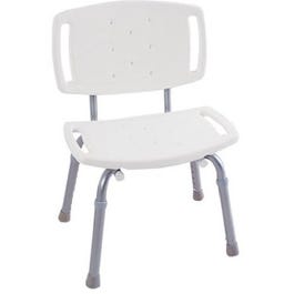 Bath Safety Adjustable Tub & Shower Chair, White