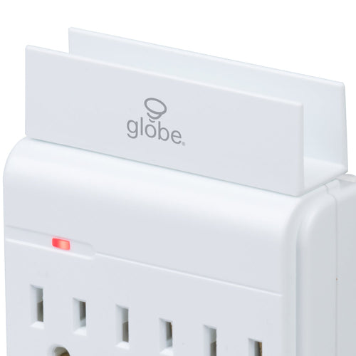 Globe Electric 3-Outlet Charging Station Surge Protector Wall Tap