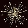 Holiday Bright Lights 16 Warm White Radiant Blast in Matte Gold
