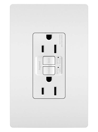 Legrand Pass & Seymour® radiant® 15A Tamper-Resistant Dual-Function AFCI/GFCI Outlet