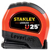 Stanley 25 ft High-Visibility Magnetic LEVERLOCK® Tape Measure